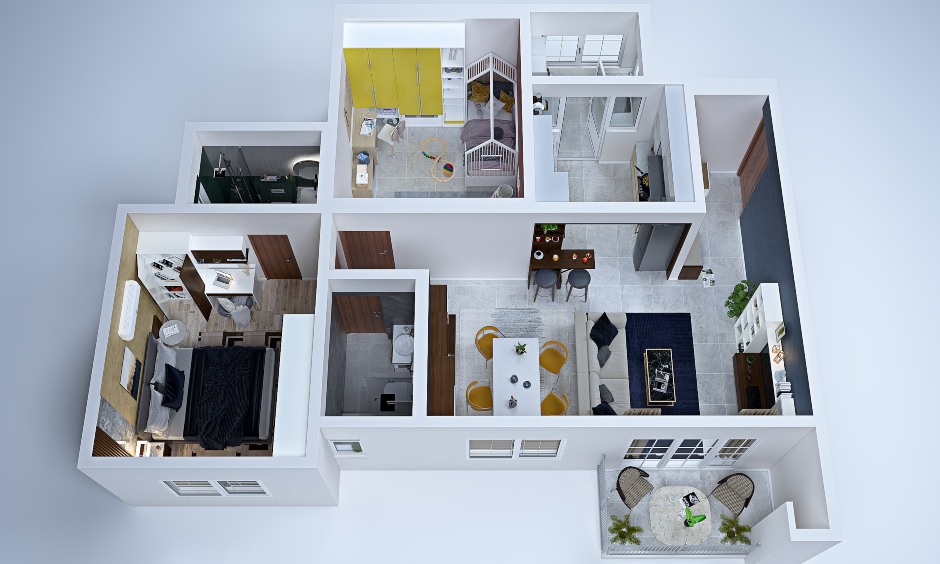 2bhk house plan design