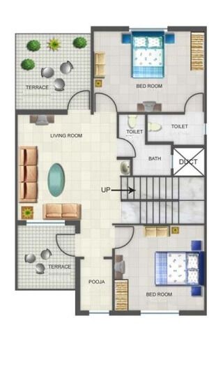 Low Budget 3Bedroom Design