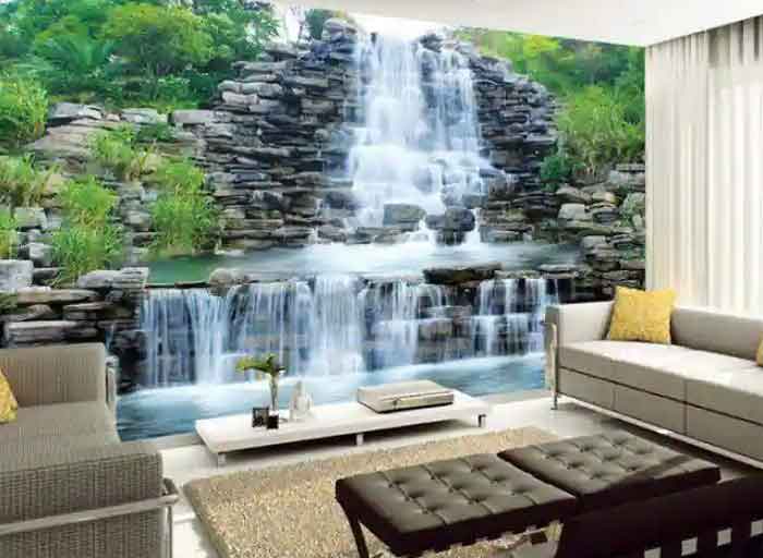 3d nature wall stickers living room