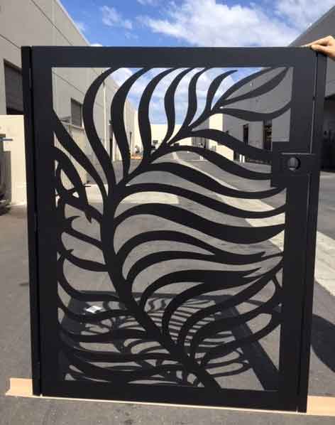 black metallic main gate colour combination