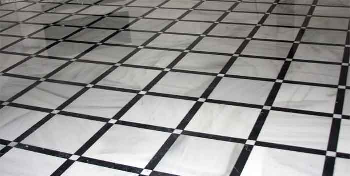 black and white marble design