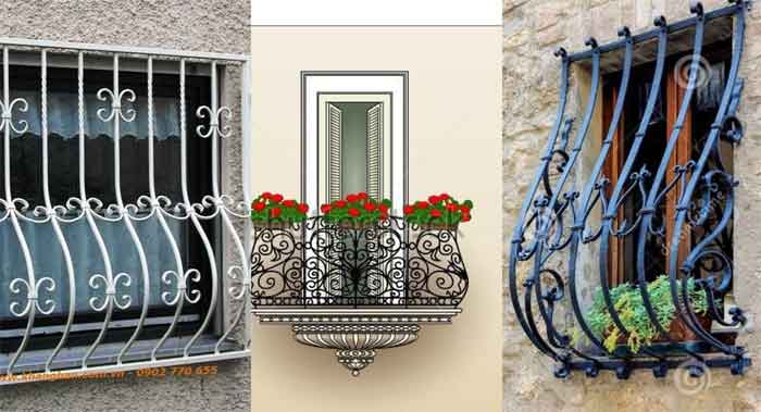 box window grill design