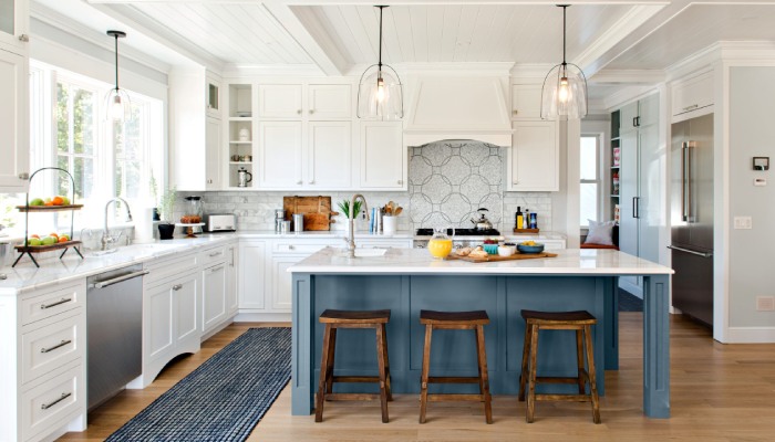 Charm of Narrow Kitchen Islands