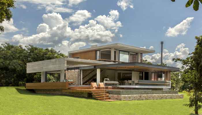 concreate farm house indian design