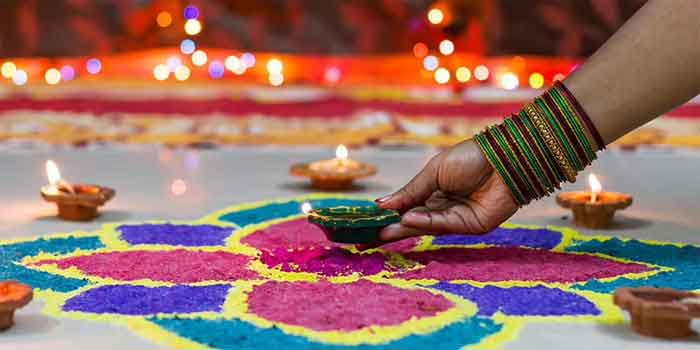 easy bhai dooj rangoli design