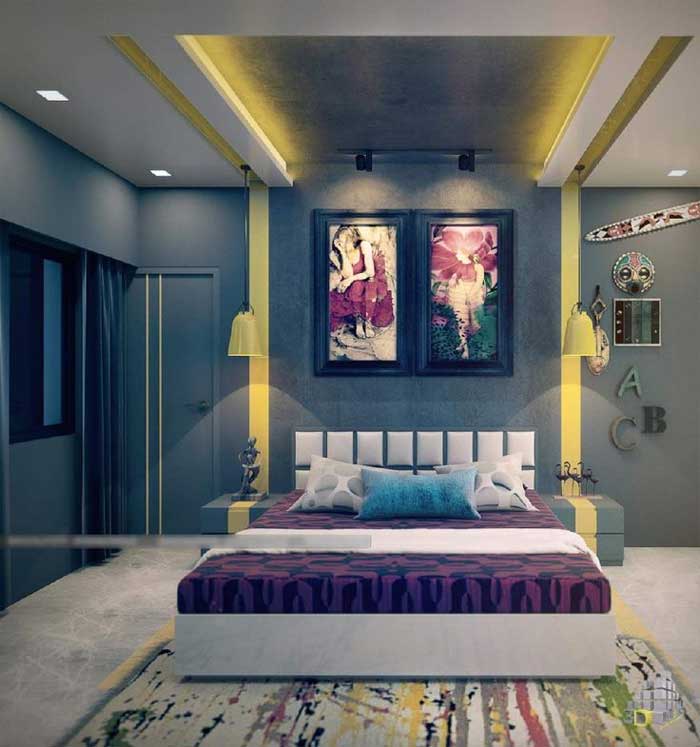 Eclectic False Ceiling Design