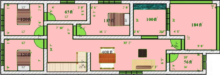 fre 20 60 house plan design vastu friendly maps