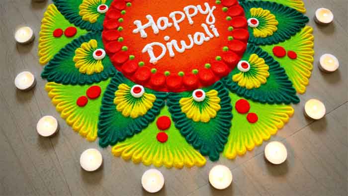 happy diwali rangoli