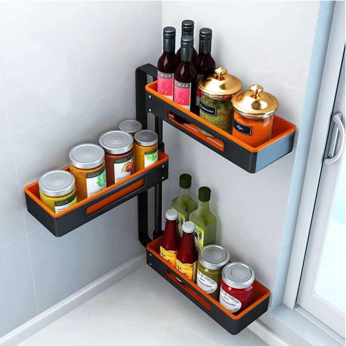 Kitchen Corner Rotating Rack