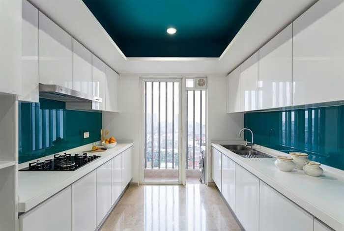 kitchen two color design for plus minus pop