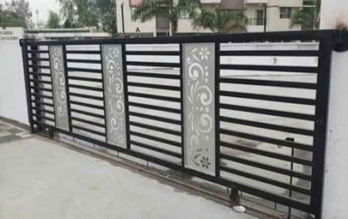 manual sliding gate design