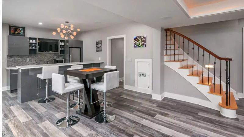 Modern Twist_ Incorporating Contemporary Design into Basement Kitchens