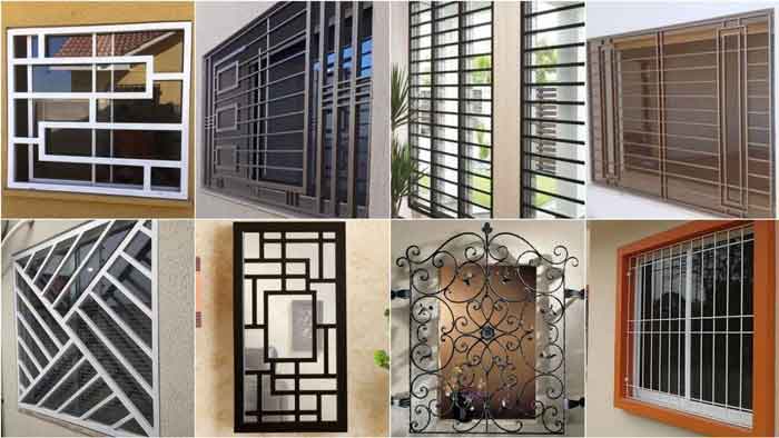 modern stylish window grill designs