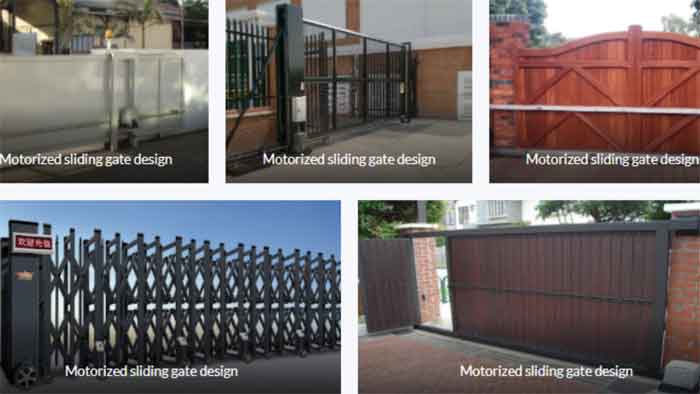 motorized sliding main gate