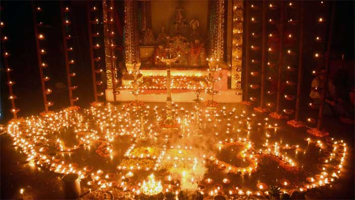 navratri light decoration ideas