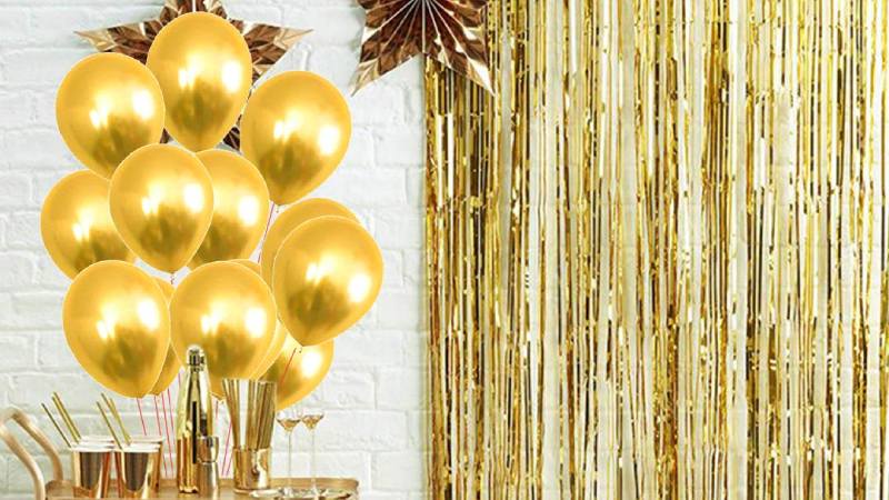 Party Propz Fringe Foil Curtains