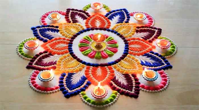 Rangoli designs for Diwali