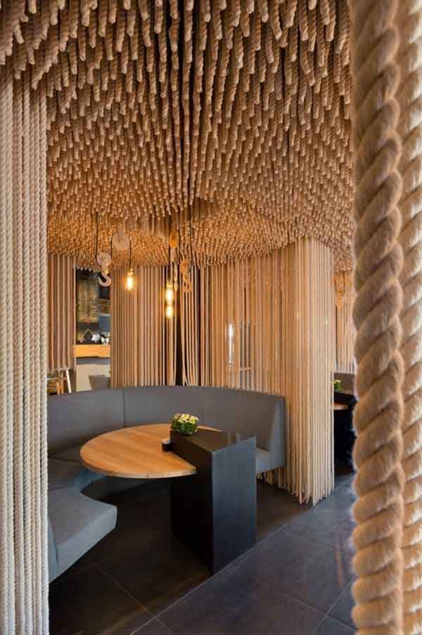 rope fall ceiling design