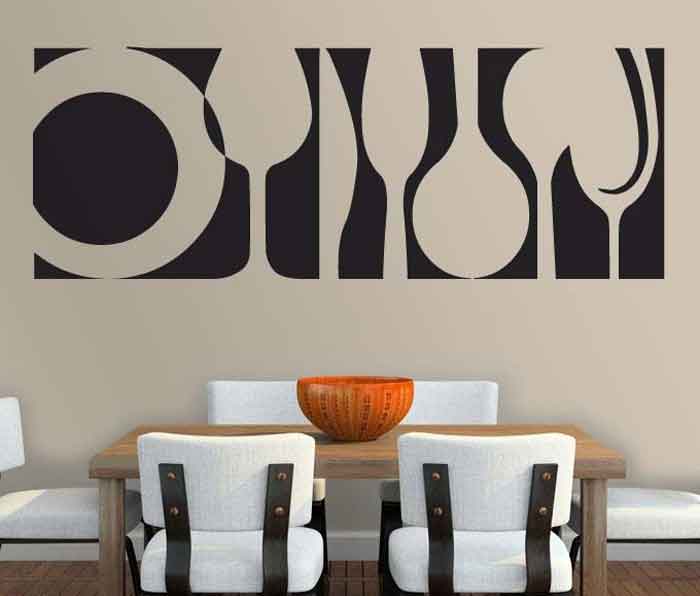 stylish wall stickers kitchen