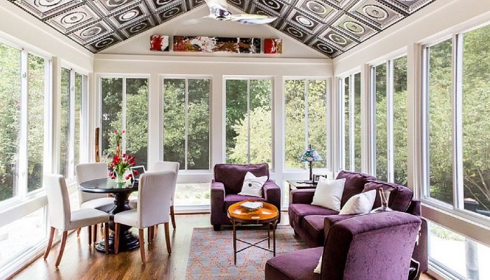 Sunroom furniture idea