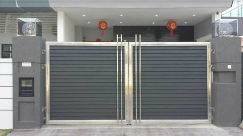 Swing Entrance Steel Gate Design