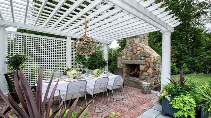 trellises for terrace garden