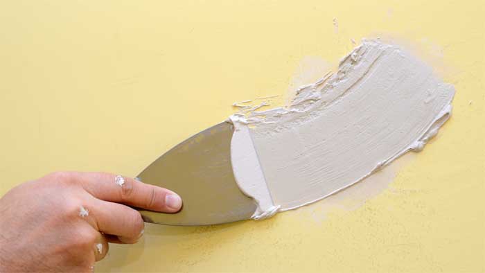 wall putty design for home