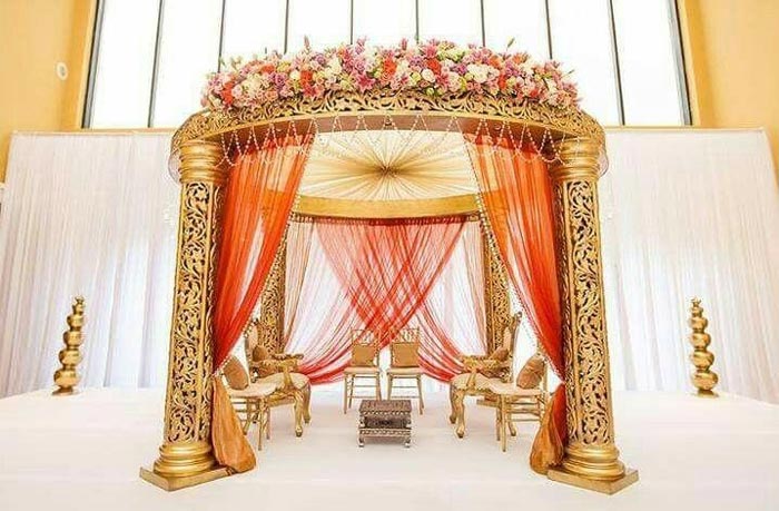 DIY mandap decoration in low budget