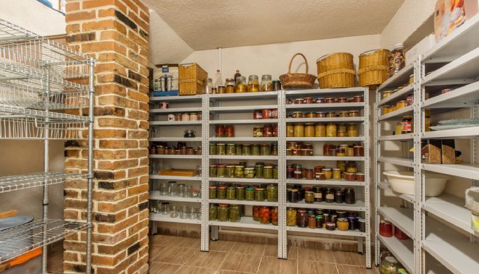 Well-Organised Walk-In Pantry